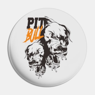 Pit Bull Head Pin