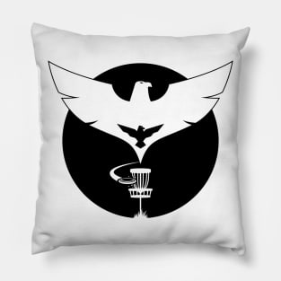 Eagle Birdie Cool Modern Disc Golf T-Shirt Pillow