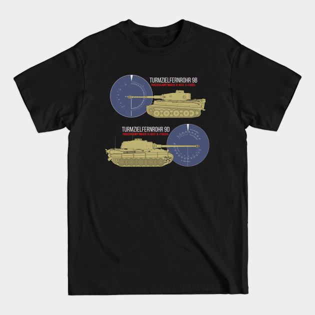 Discover Tigers...Sights...Flashback of a German tanker - Ww2 Tanks - T-Shirt