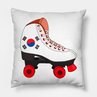 Roller Skating South Korea Pillow