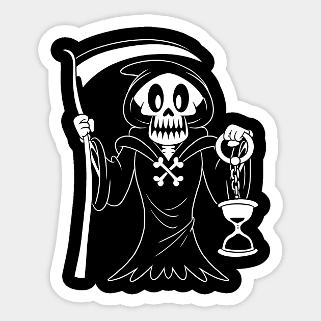 reaper death halloween gift shirt' Sticker