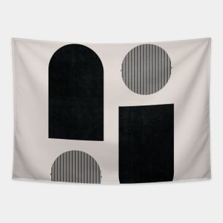 Mid-century modern geometrical composition Tapestry