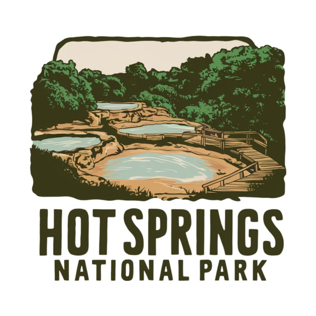 Hot Springs National Park Landscape by Perspektiva