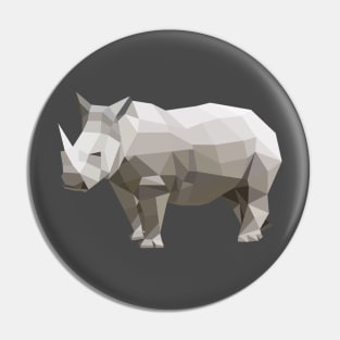 Rhinoceros Pin