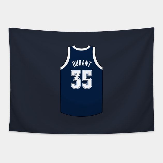 Kevin Durant Oklahoma City Jersey Qiangy Tapestry by qiangdade
