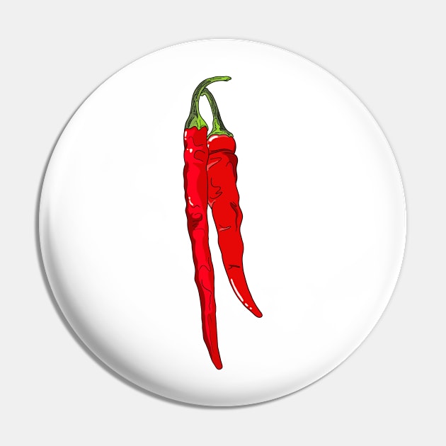 Chili Pepper Pin by MojoCoffeeTime