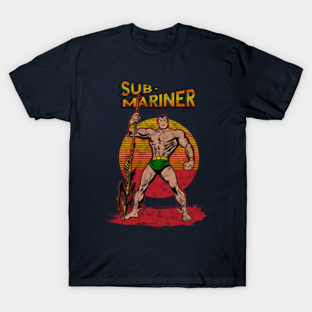 Vintage Namor sunset - Sub Mariner - T-Shirt