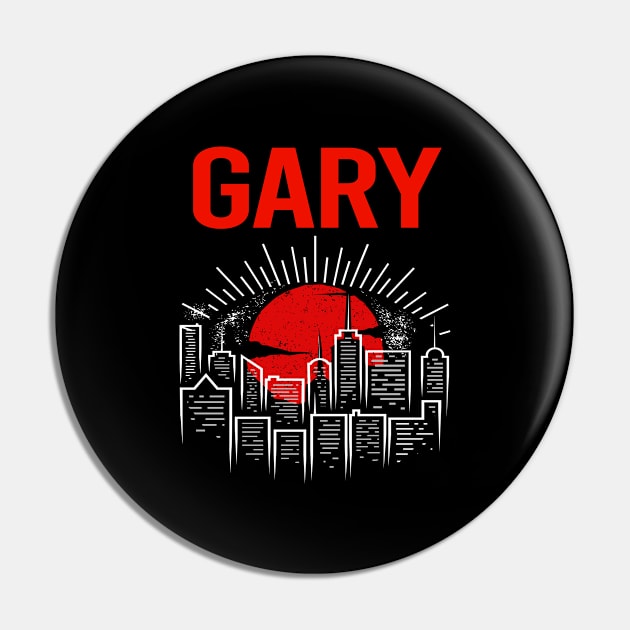 Red Moon Gary Pin by flaskoverhand