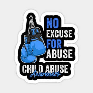 Child Abuse Prevention Awareness Month Blue Ribbon gift idea Magnet