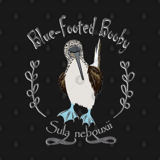 Blue footed booby by leeloolook