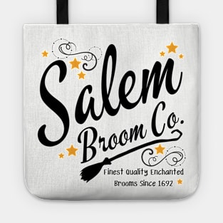 Funny Halloween Salem Broom Company Witch Costume Tote