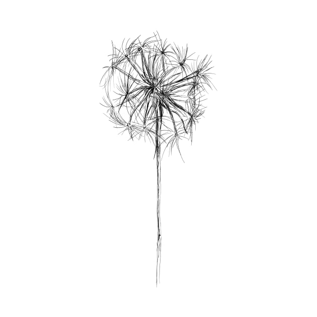 Dandelion Wish Flower by rachelsfinelines