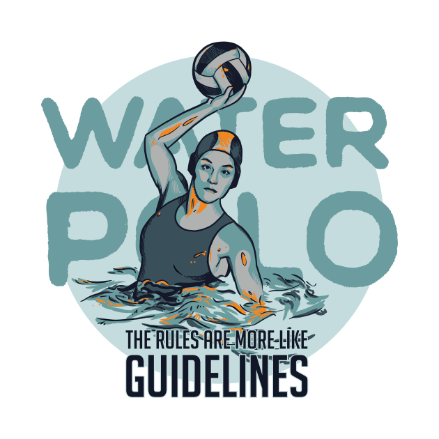 Water Polo Rules are More Like Guidelines by polliadesign