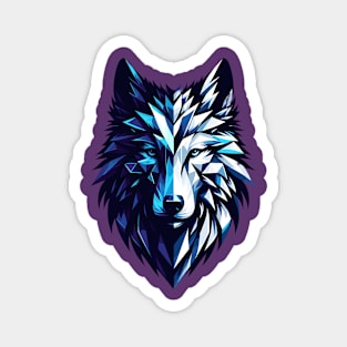 Wolf Crystal Magnet