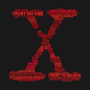 X-Files Wisdom Red T-Shirt