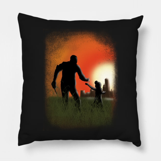 Lee and Clementine Pillow by RosettaP