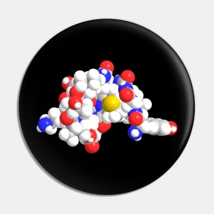 Gamma Endorphin Molecule Chemistry Pin