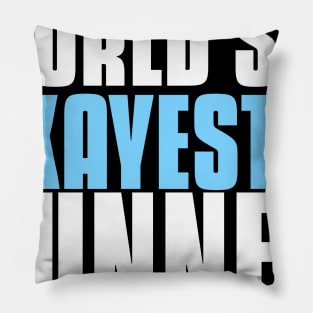 World's okayest runner funny running quote Pillow