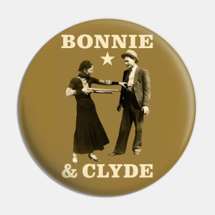 Bonnie & Clyde Pin