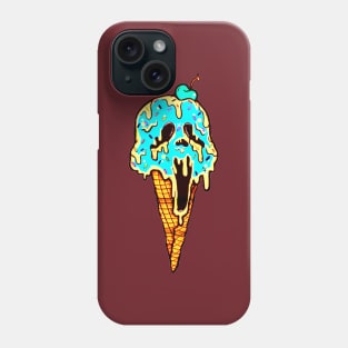 Inspired Icecream Skull Phone Case