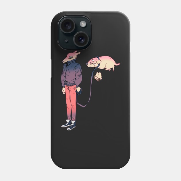 The Perfect Time To Go Out For A Walk Phone Case by ludicneeds