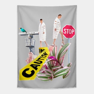 Caution Tapestry