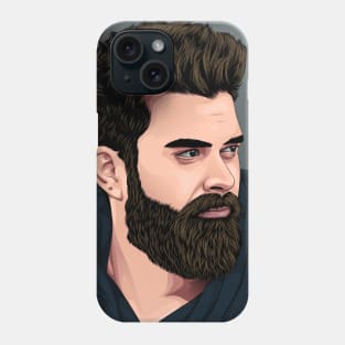 Bearded man Phone Case