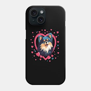 Pomeranian Valentine Day Phone Case