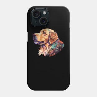 Golden Retriever Dog Art Phone Case