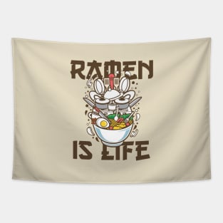 Ramen Is Life Tapestry