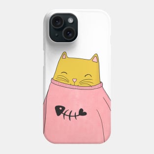 Snuggly Jumper Kitten Phone Case