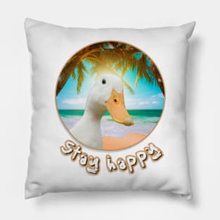 Stay happy Pillow