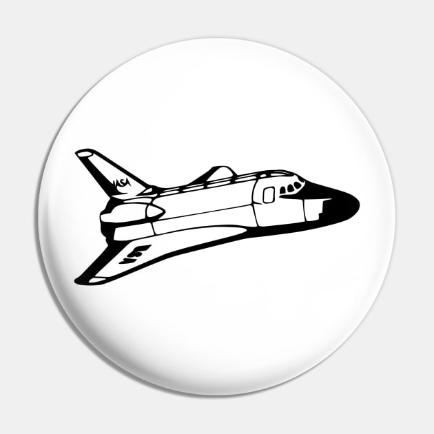 Space Shuttle Pin by KayBee Gift Shop