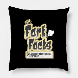 Fart Facts True & Funny #1 Pillow