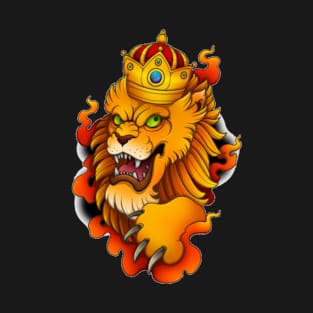 King Lion of Fire T-Shirt