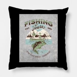 Fishing Tours - Outdoor Scenery - Utah State Annual Tournament Pillow