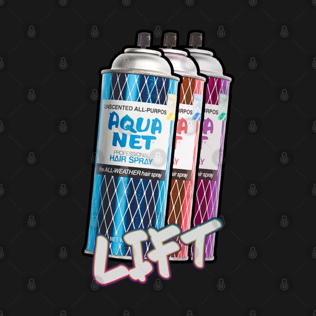 Do You Even Lift? Aqua Net by namelessshape