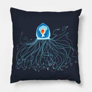 Immortal Jellyfish Pillow