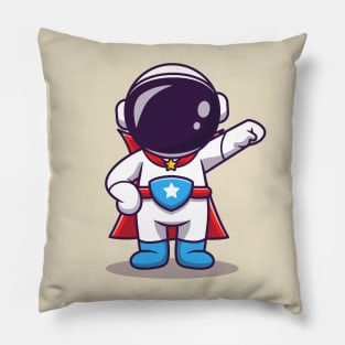 Cute Astronaut SuperHero (2) Pillow