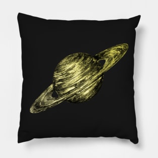 SATURN Solar System Design Pillow