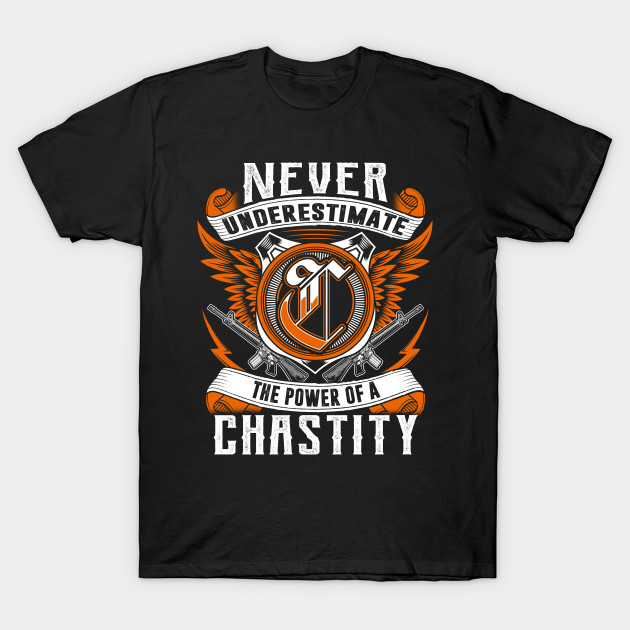 Never Underestimate The Power of Chastity Hoodie Black