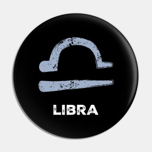 Libra Zodiac Sign Pin