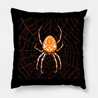 Spider in a web (1918) by Julie de Graag (1877-1924). Pillow