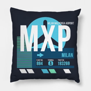 Milan (MXP) Airport // Sunset Baggage Tag Pillow