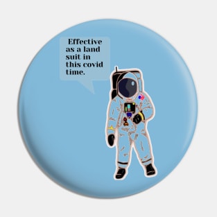 Astronaut suits vs covid 19 Pin