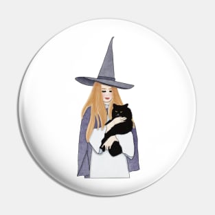 Halloween witch Pin
