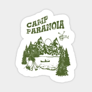 Camp PARANOIA - Black Helicopter Edition! Magnet