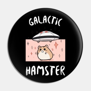 Galactic Hamster Abduction Pin