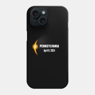 Total Solar Eclipse Pennsylvania 2024 Phone Case