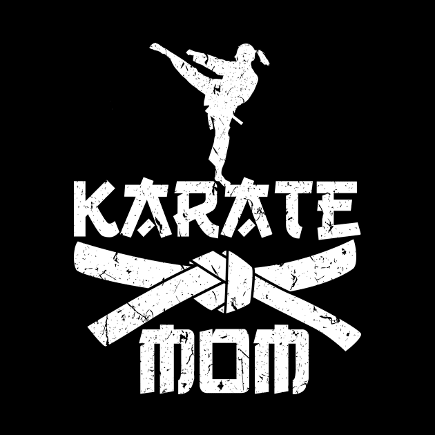 Karate Mom Mothers Day Women Martial Arts by Humbas Fun Shirts